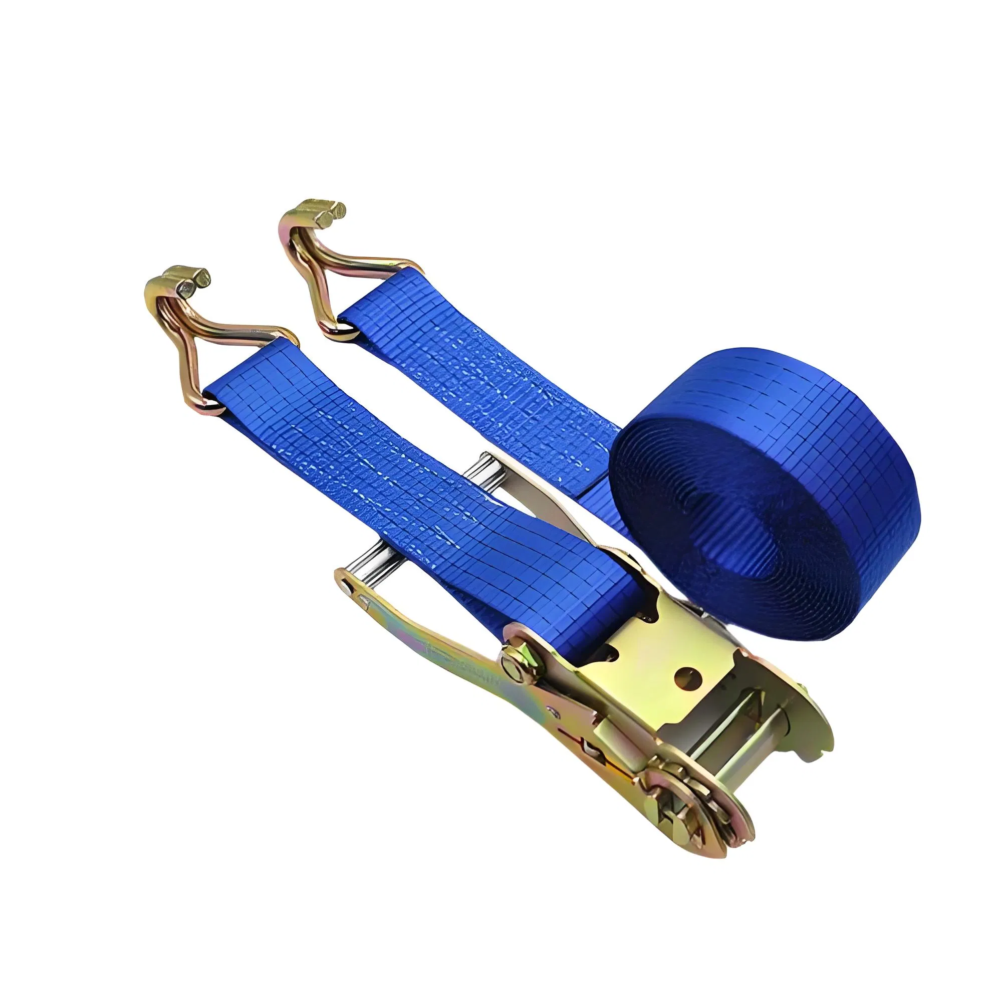 Polyester Ratchet Strap for General Cargo Transport Securing and Freight Handling