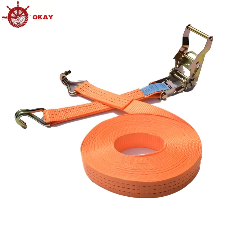 Heavy Duty Ratchet Strap for Industrial Load Securing and Engineering Transport Projects