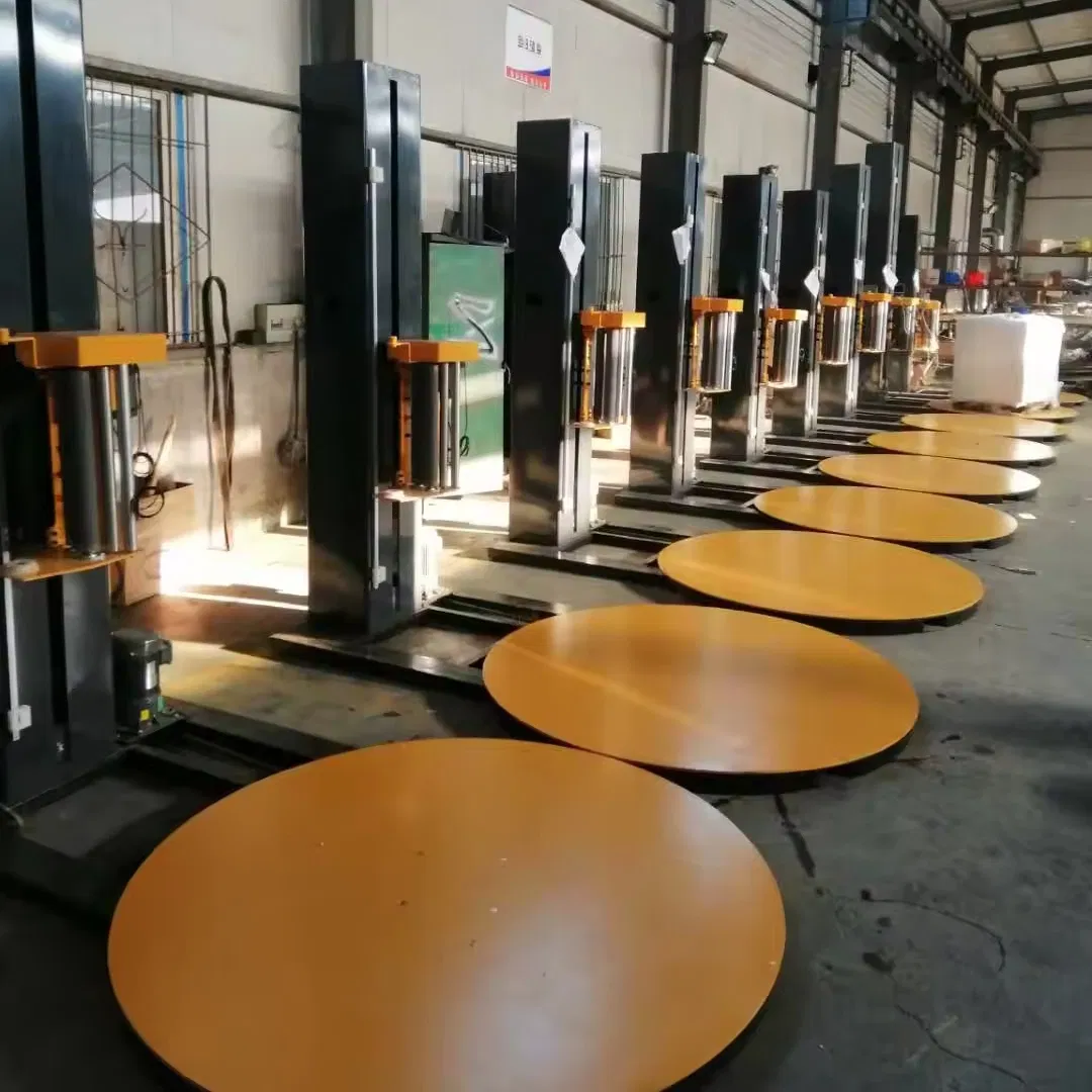 High Efficiency Pallet Stretch Wrapping Machine for Distribution Center