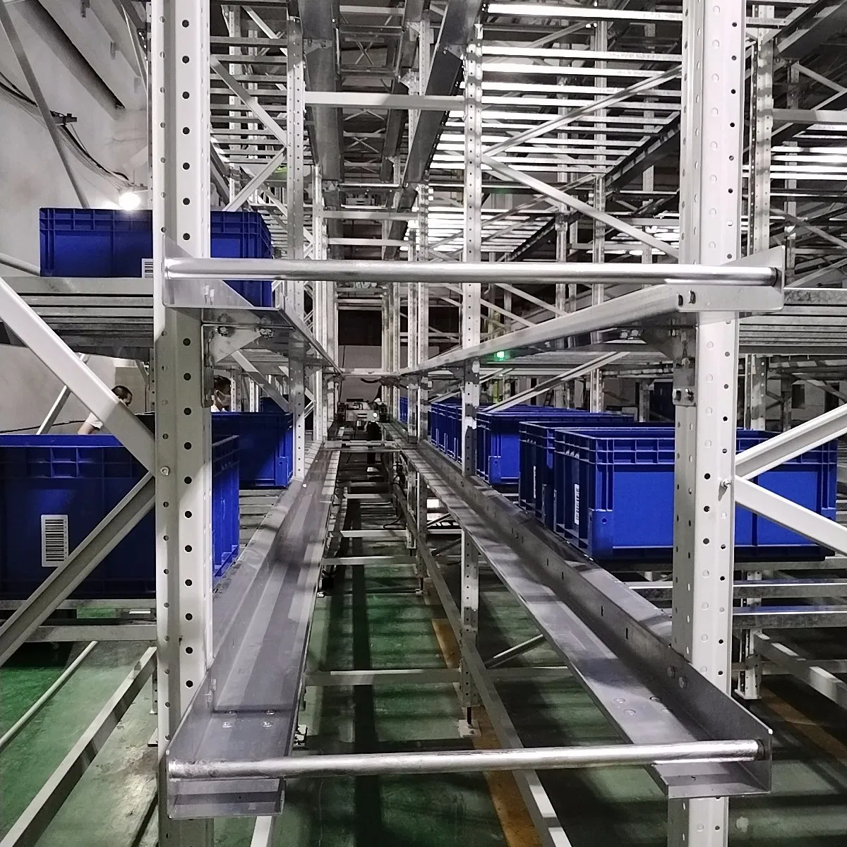 Advanced Multi Shuttle Miniload Galvanized Steel Rack Automatic Single and Double Depth Storage and Retrieval System for High Throughput Warehouse
