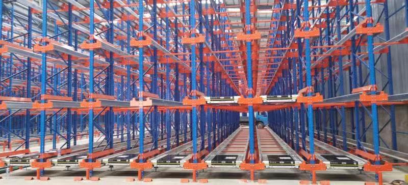 Heavy-Duty Warehouse Shuttle Rack: Two Way Storage Automation System
