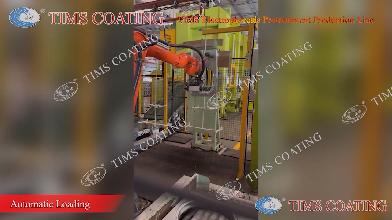 Industrial Electrophoresis Coating Pretreatment Production Equipment for Durable Surfaces