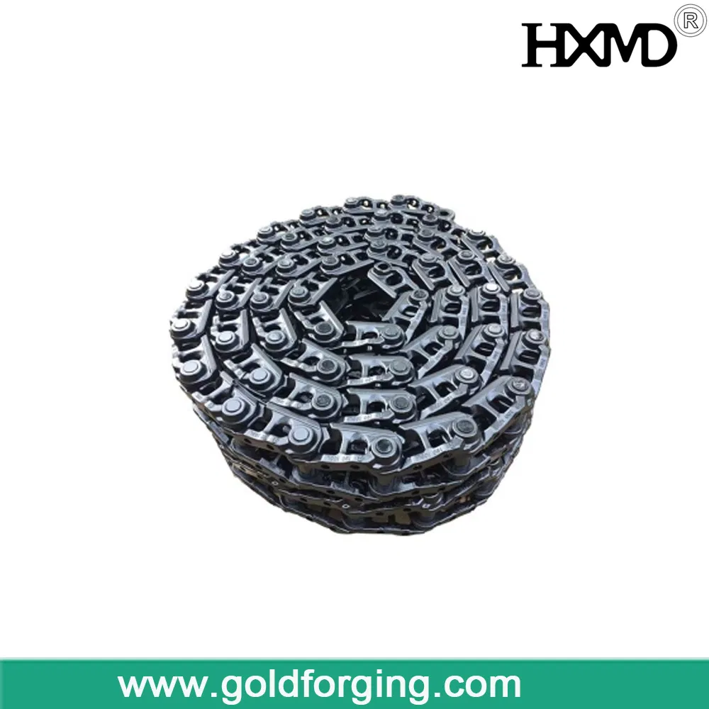 Manufacture Heavy Duty Steel PC30-3/5/6/7 Undercarriage Parts Track Link Chain for Excavator/Bulldozer