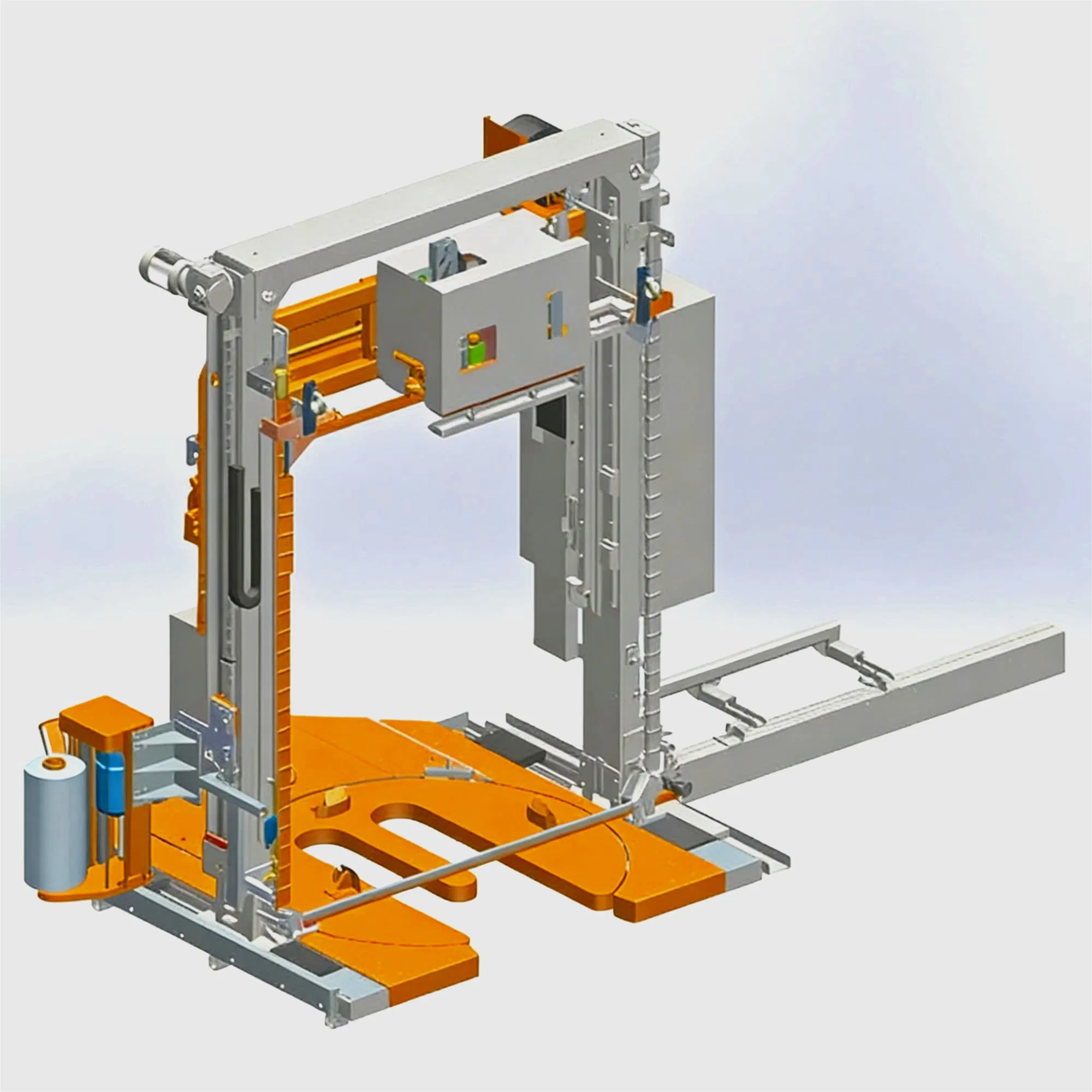 Compact Design Pallet Strapping and Wrapping Machine Ideal for Warehouses, Factories and Distribution Centers