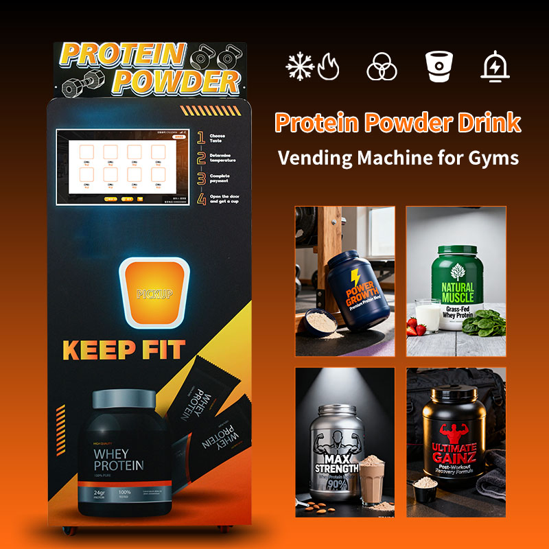 Advanced Automatic Stock Protein Coffee Vending System with Automatic Stock Level Monitoring