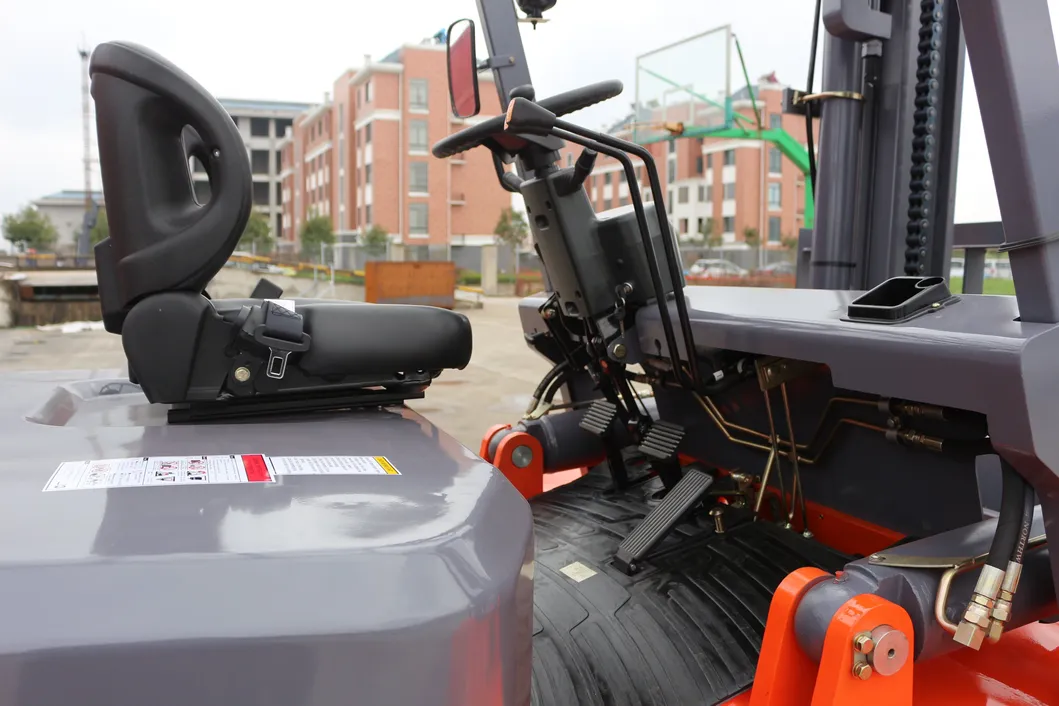 Diesel Forklift Front View