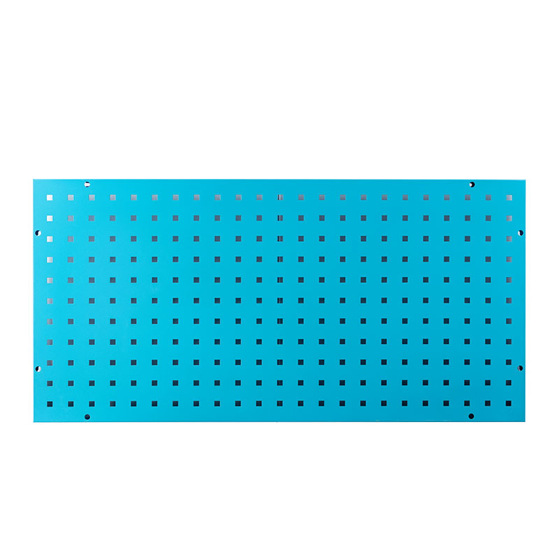 Heavy Duty Steel Square Hole Pegboard Pegboard for Garage Tool Organization with Removable Hooks