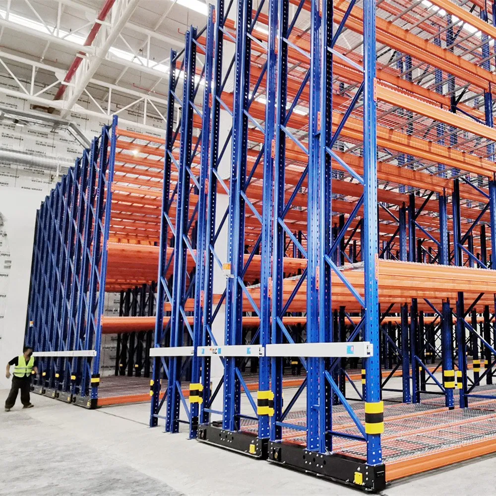Warehouse Electric Powered Motorized Trackless Mobile Shelving Solution