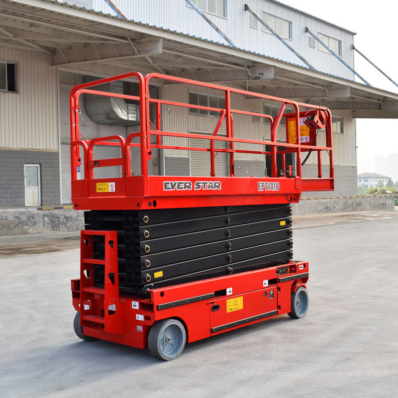 Self-Propelled Equipment Electric Manpower Aerial Lift Standard Organization CE Scissor Lift