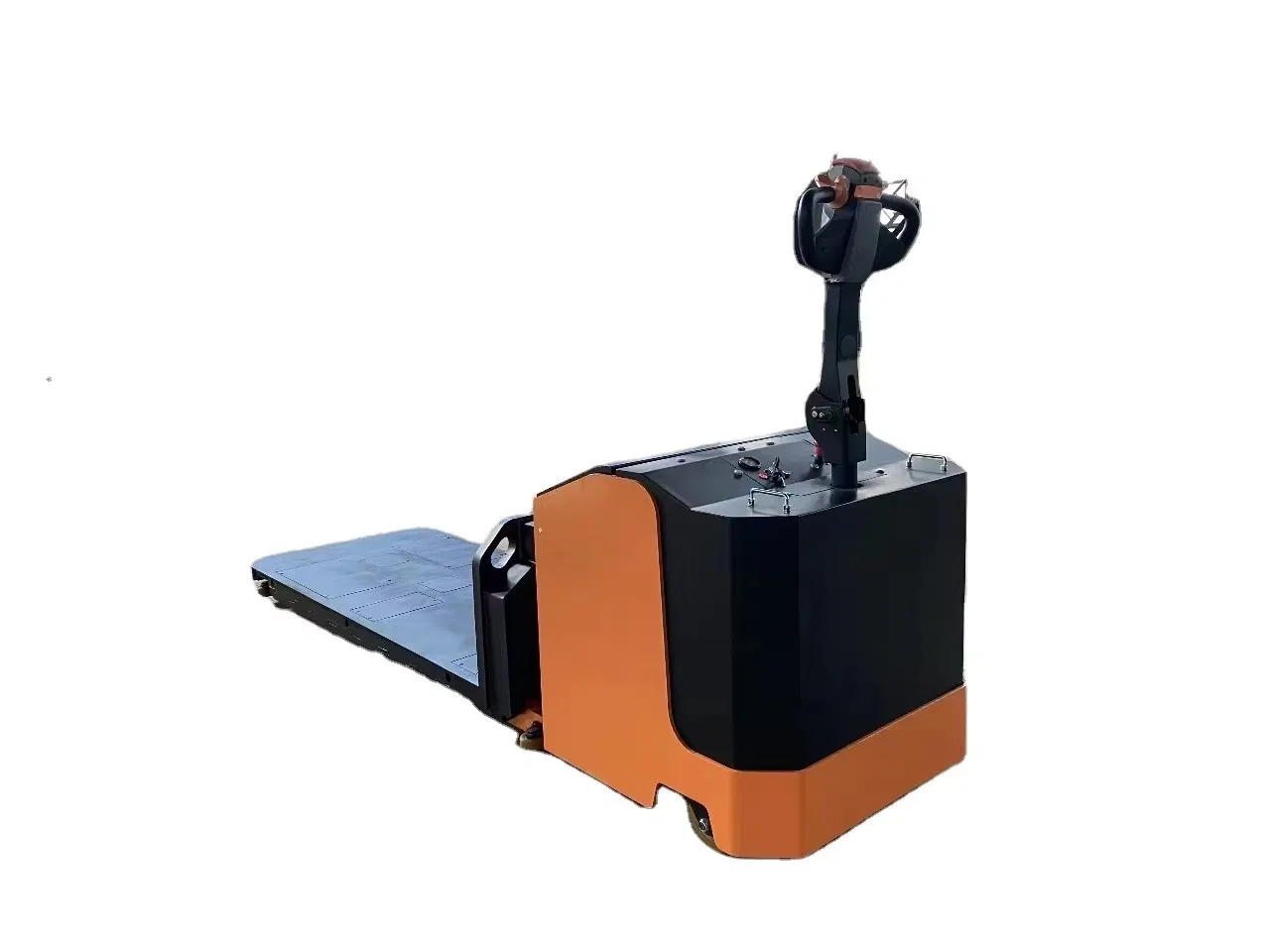 High Capacity Walkie Electric Flatbed Platform Truck for Heavy Cargo Handling