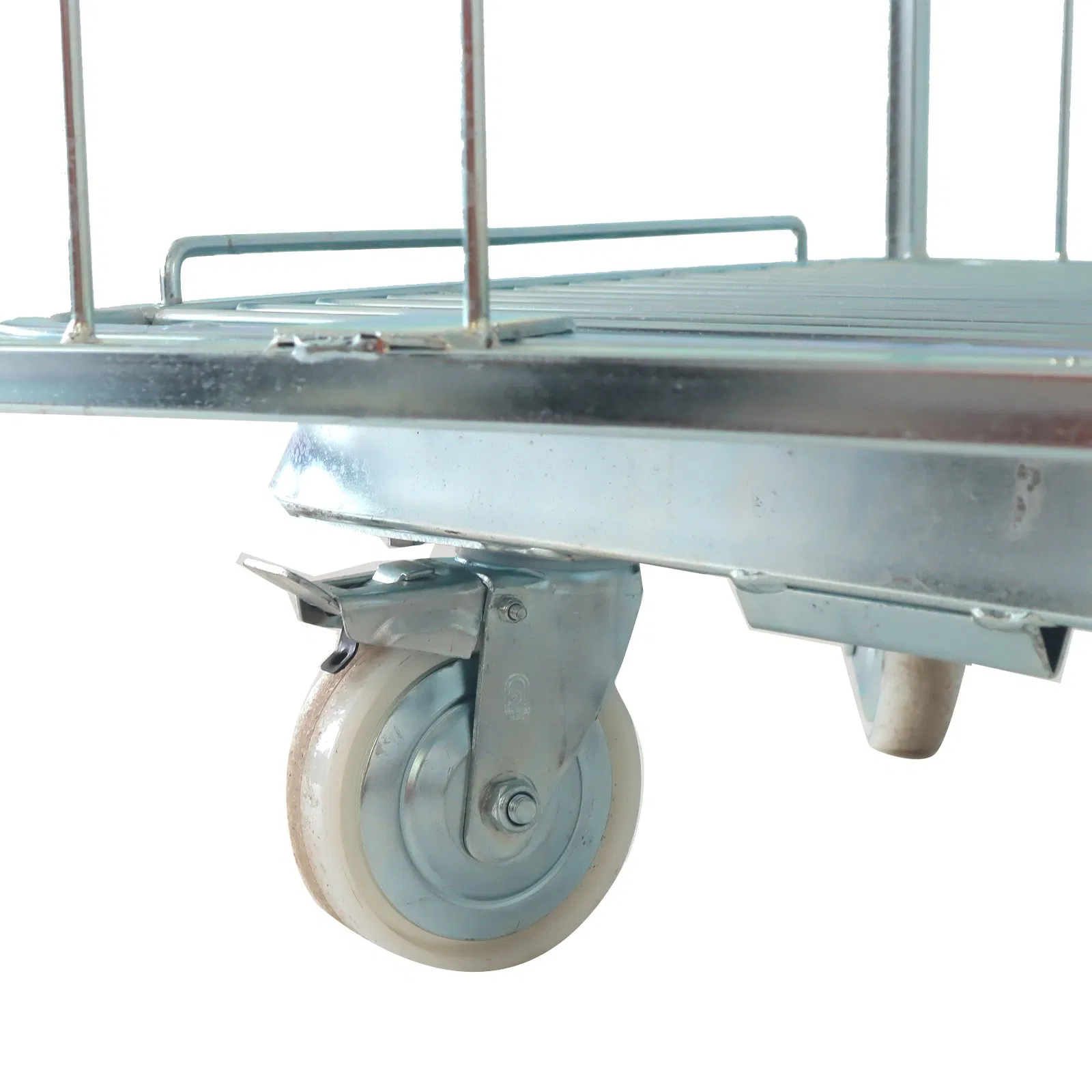 Warehouse Organization Metal Storage Cages Roll Trolley Cart with 600kg Load Capacity