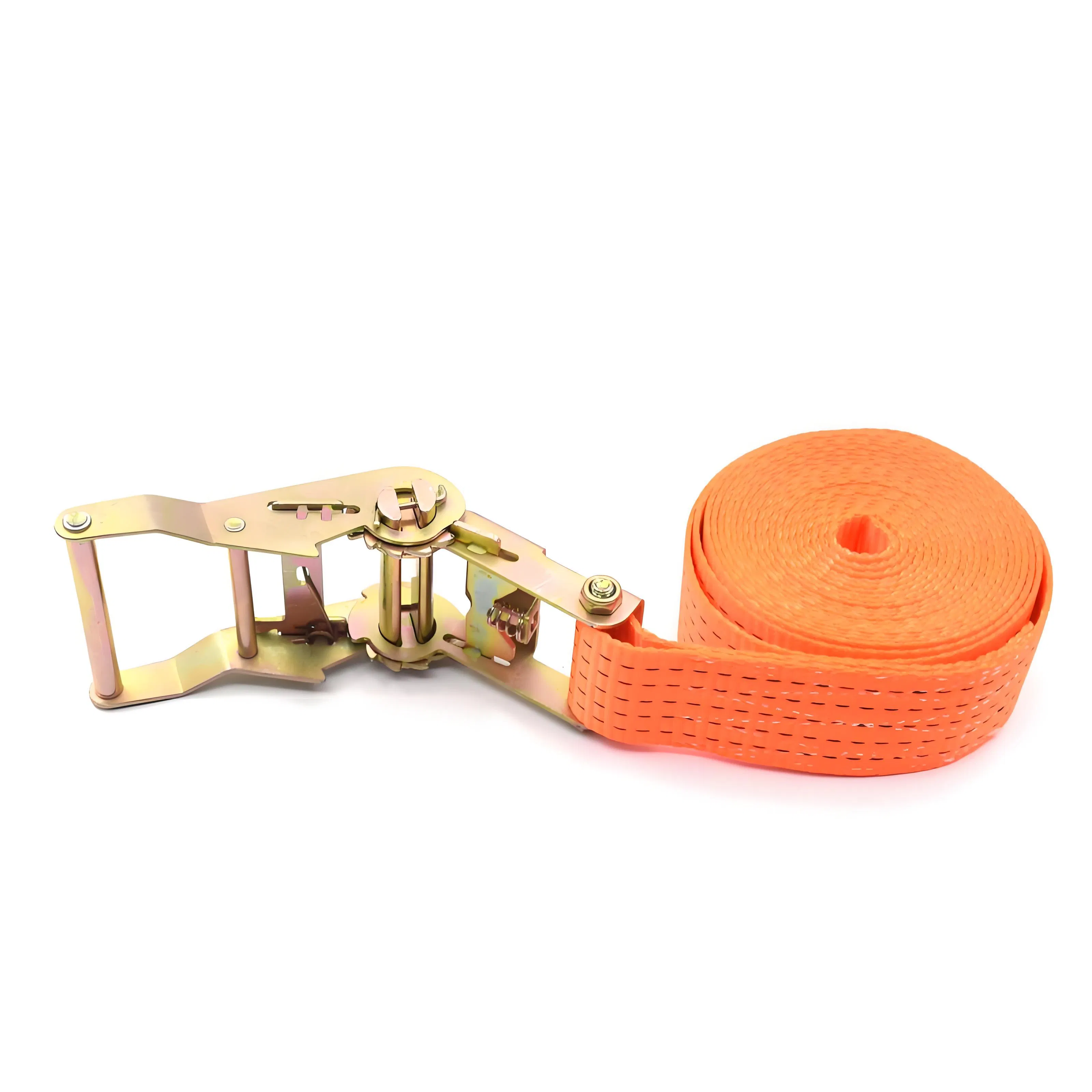 Polyester Ratchet Strap for General Cargo Transport Securing and Freight Handling