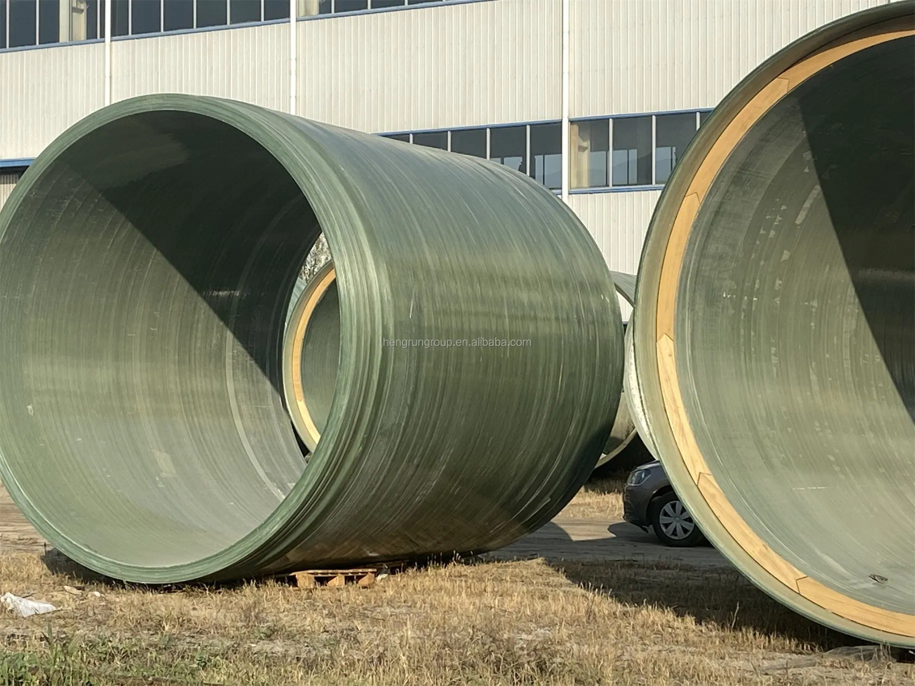 DN1000 Glass Fiber Continuous Winding Reinforced Plastic Refractory Material Underground FRP/GRP Cable Conduit Manufacturing Price