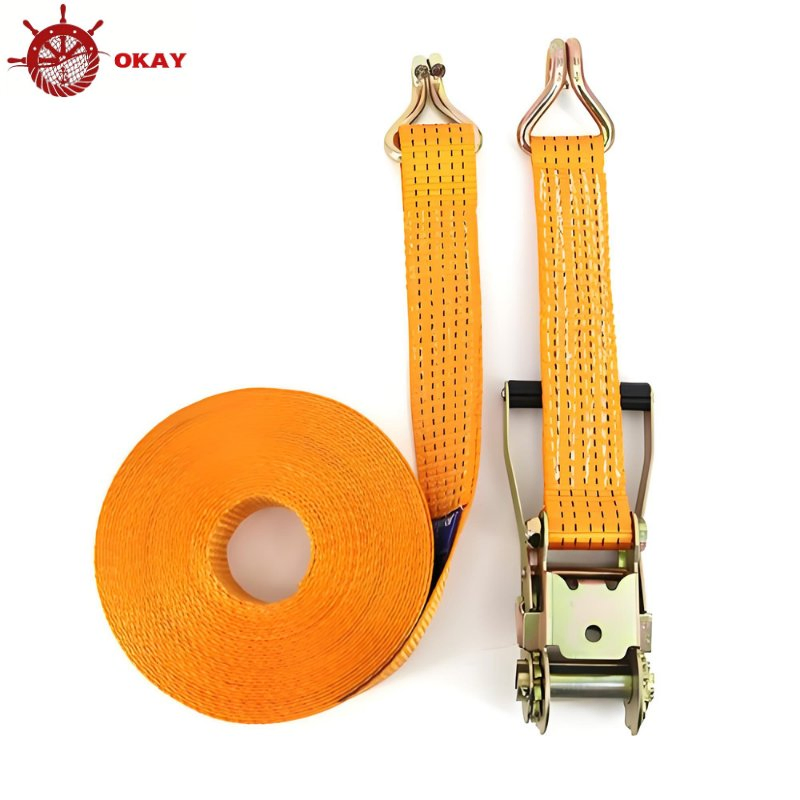 Ratchet Strap for Cargo Securing Transport Loading and Daily Industrial Tie Down Use