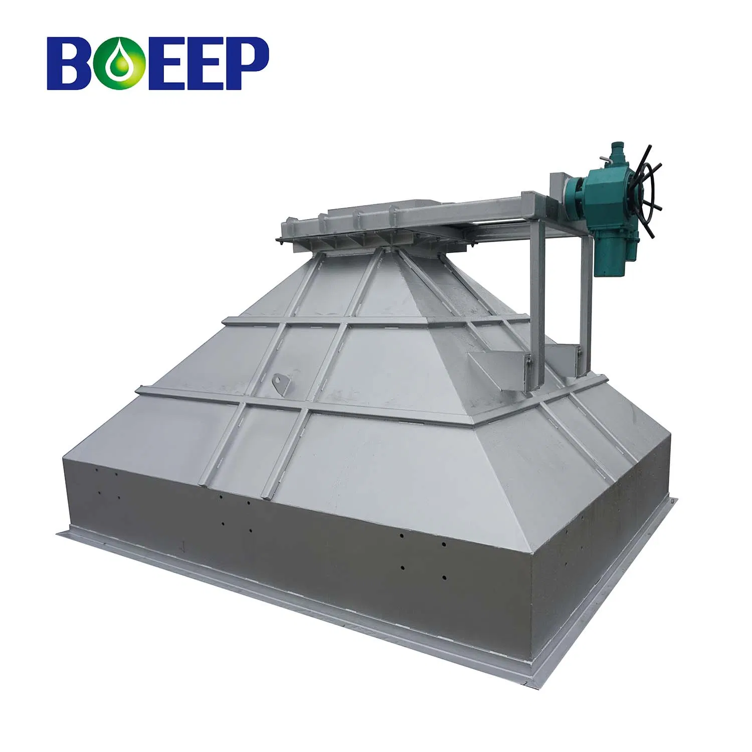 Municipal Wastewater Treatment Carbon Steel Material Sludge Cake Bulk Hopper