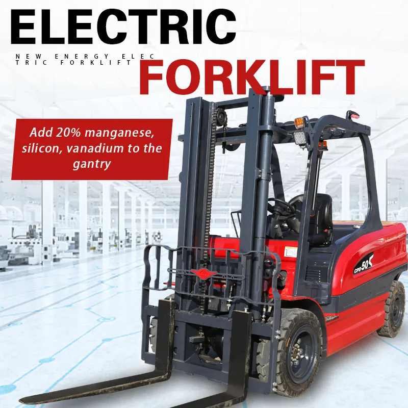 Electric Forklift Front View