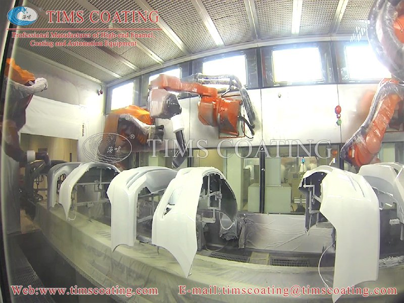 Custom High Efficiency Automatic Paint Coating Production Line/Equipment with Oil-Water Separation Technology