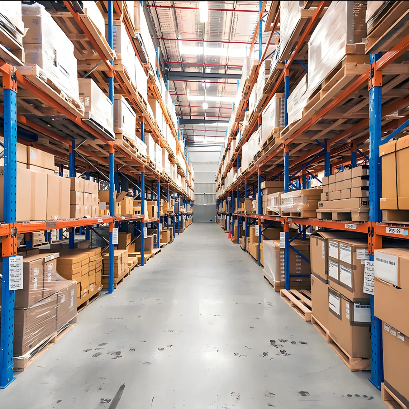 Customizable Steel Racking System for Industrial Warehouse Storage