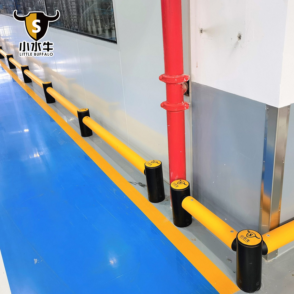 Outdoor Barrier Solution with Heavy-Duty Flexible Ground Guardrail System