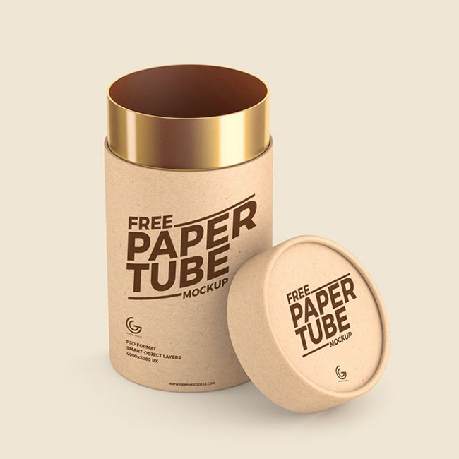 Wholesale Customized Printed Paper Tube Packaging for Tea Gift Packaging