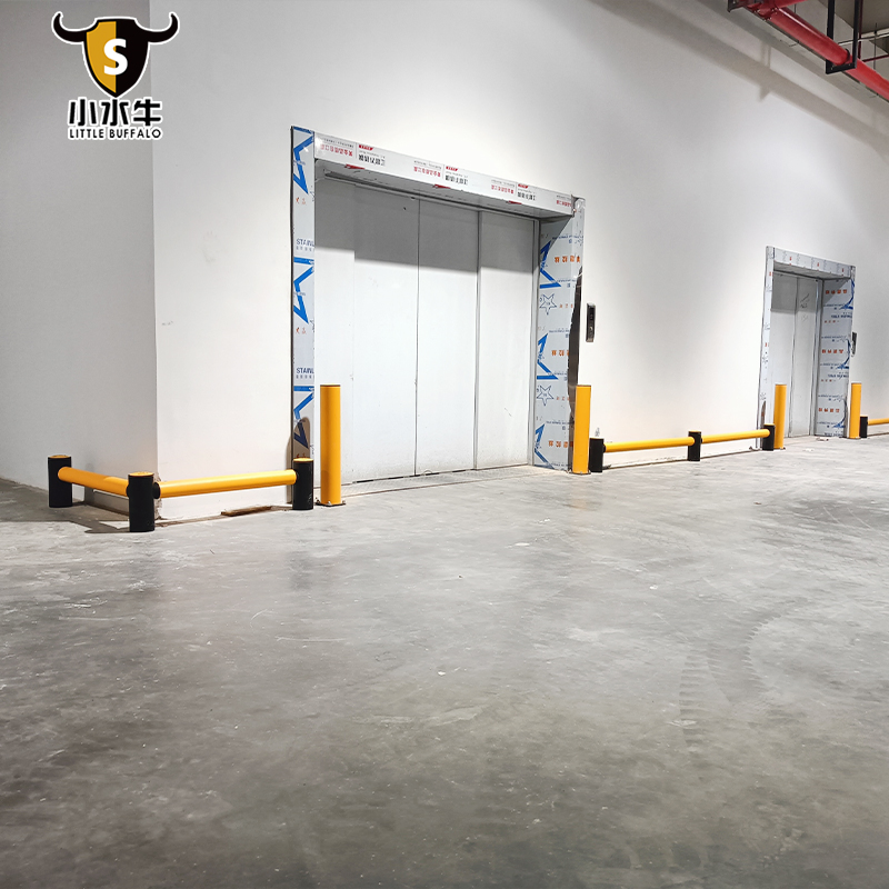 Outdoor Barrier Solution with Heavy-Duty Flexible Ground Guardrail System