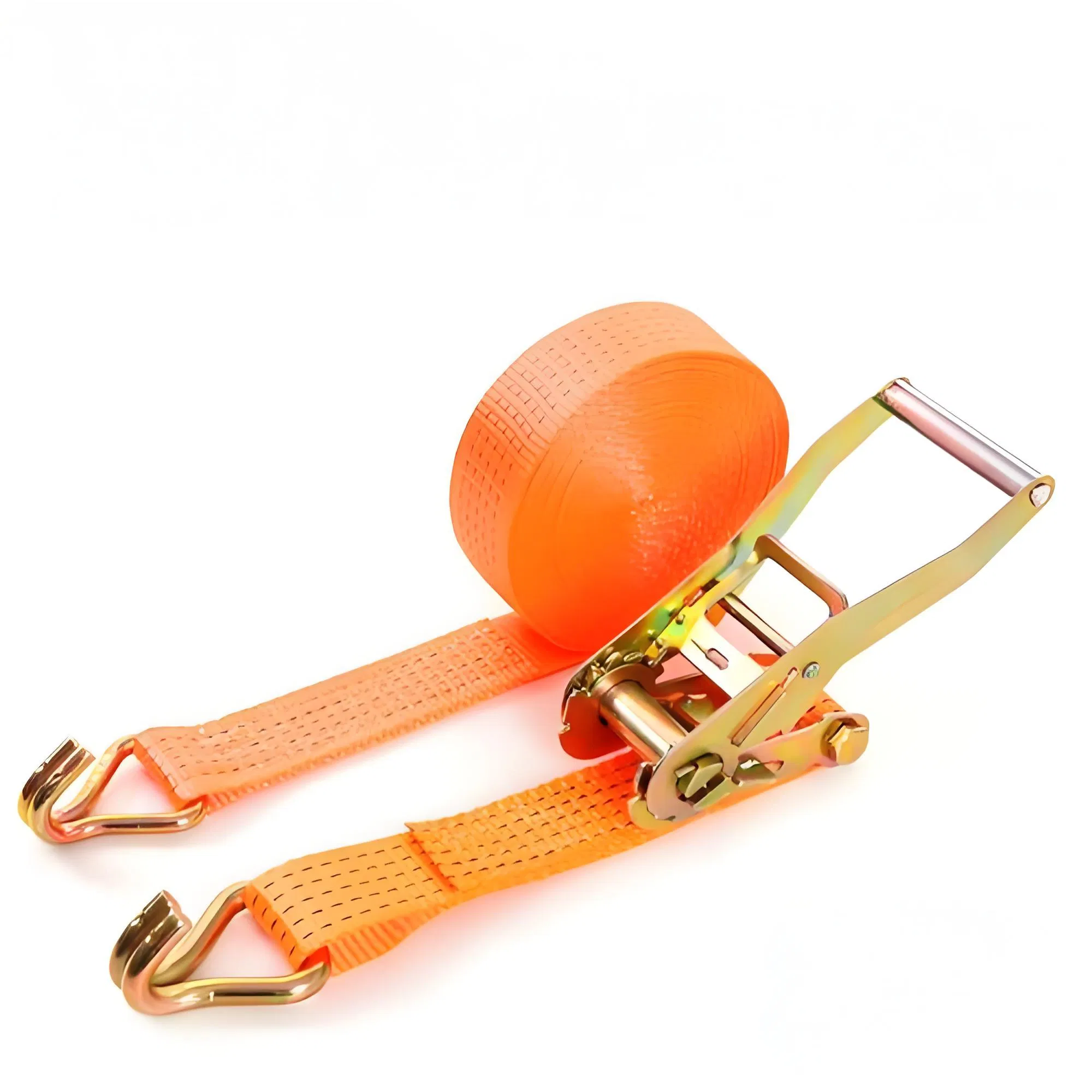 Heavy Duty Polyester Ratchet Strap for Cargo Securing Transport and Daily Logistics Use