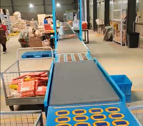 Smart Parcel Sorting System for Logistics Conveyance Automation Machine