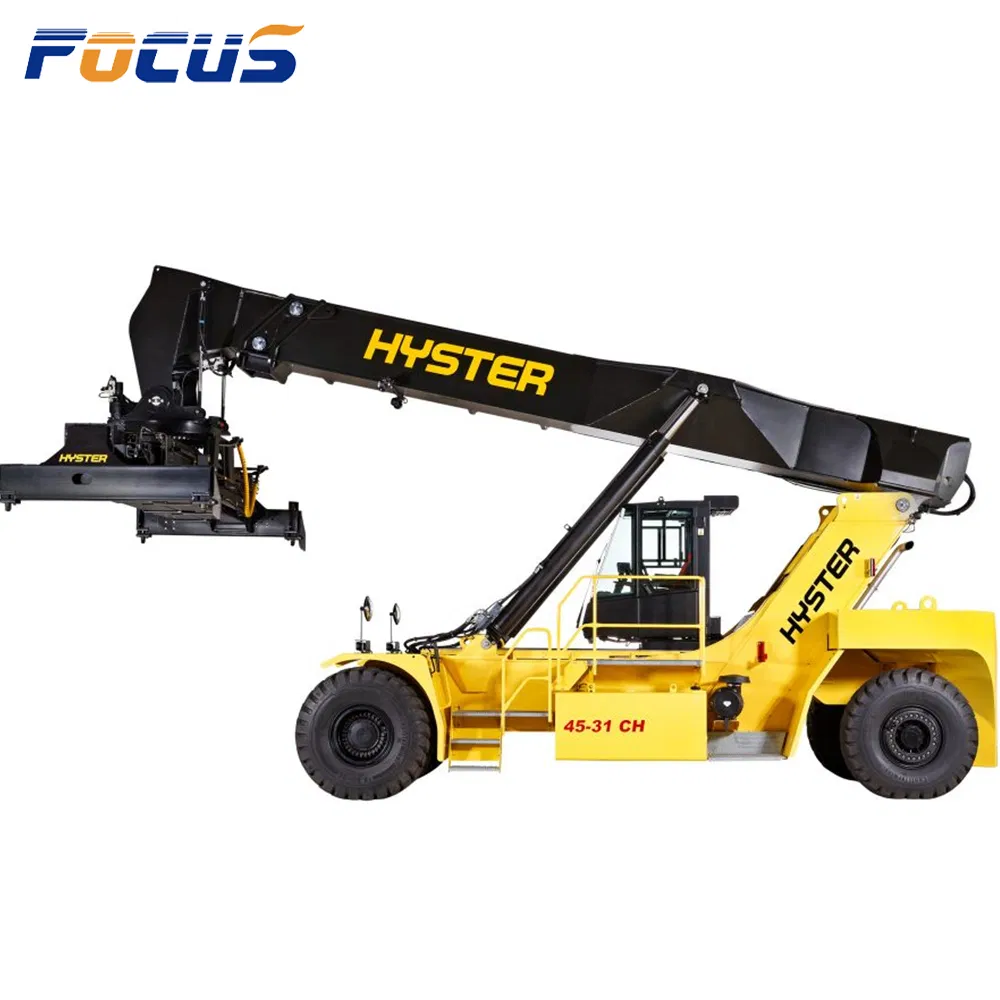 Cargo Handling Equipment at Ports, 45 Ton Reachstacker for Shipping Container Loading/Unloading