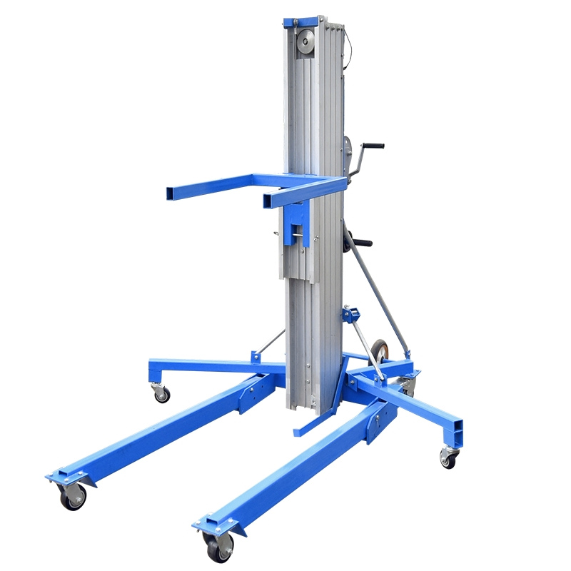 Aluminum Manual Aerial Access Equipment Manual Aluminum Lifting.
