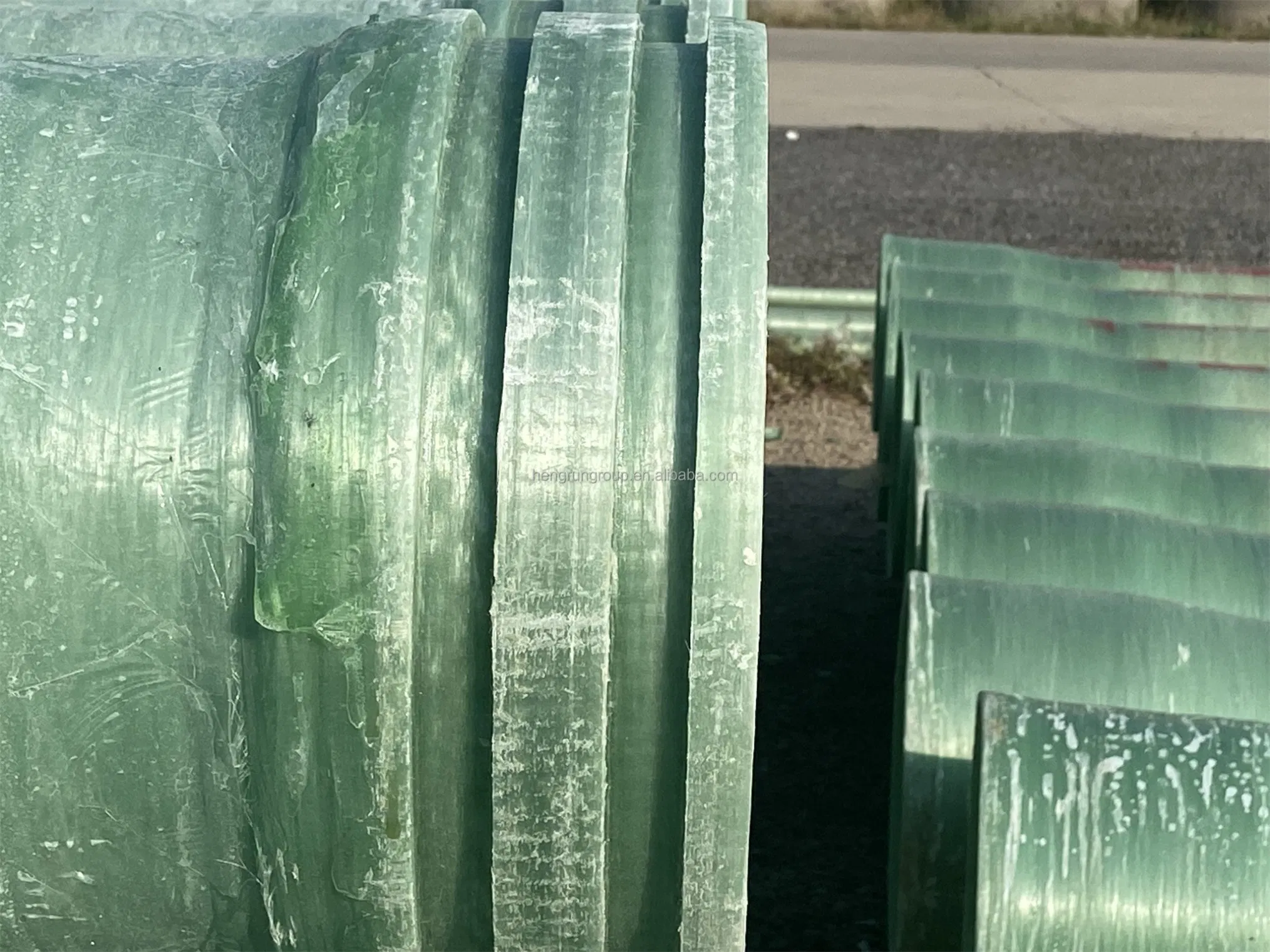 DN1200 DN2400 FRP Fiberglass Pipe Customized Fiberglass FRP Pipe Can Be Used for Underground Sewage Fiberglass Mortar Pipe