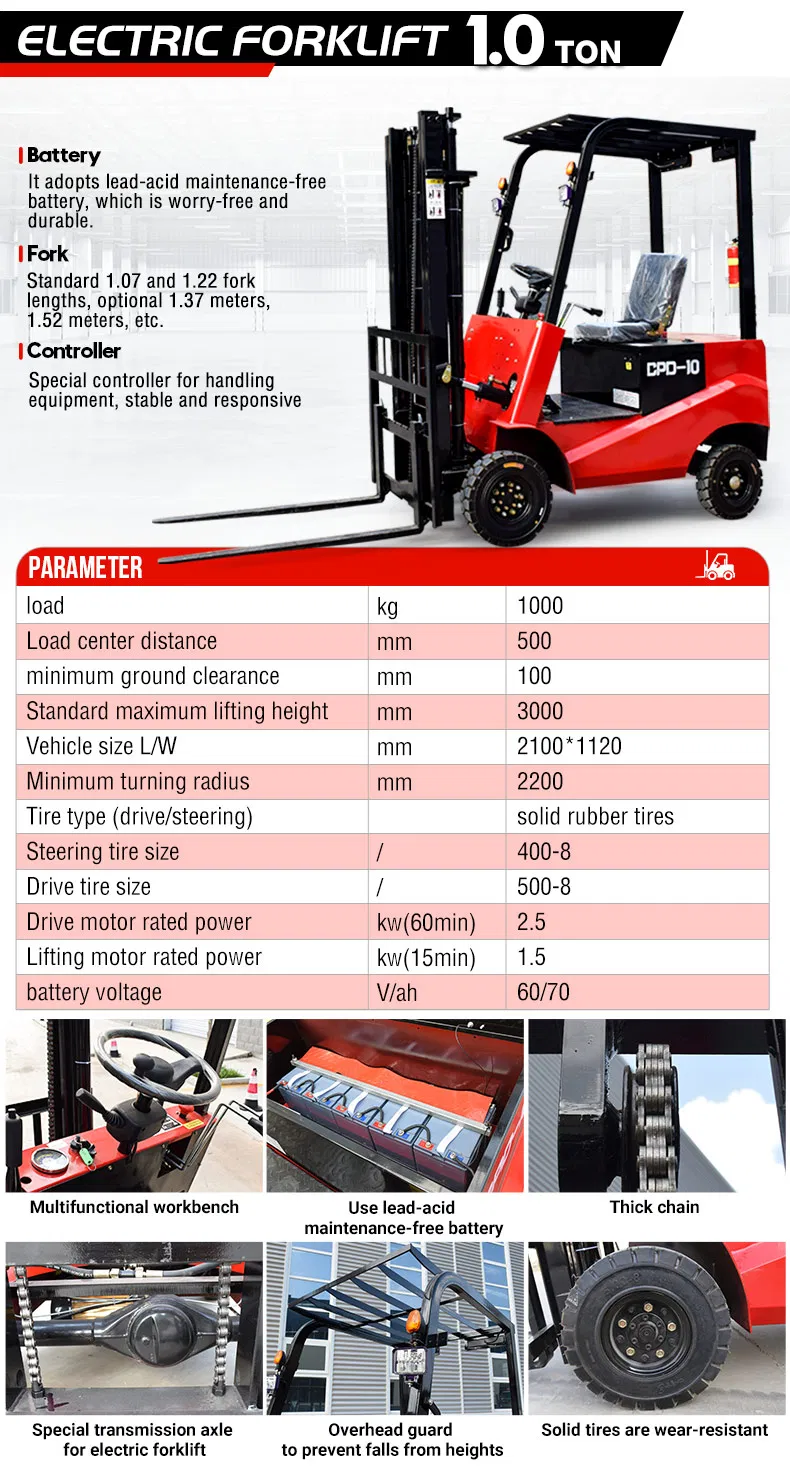 Electric Forklift Detail 6