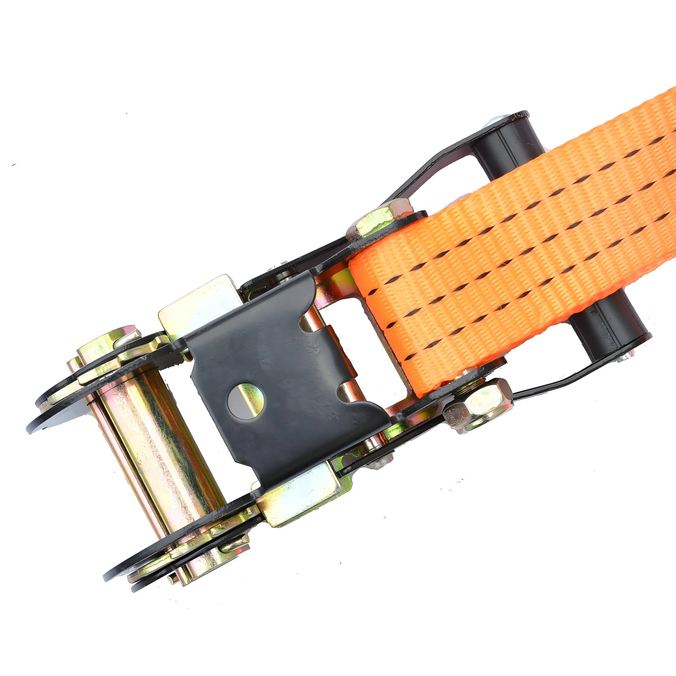 Heavy Duty Ratchet Tie Down Strap for Cargo Securing and Transport Applications