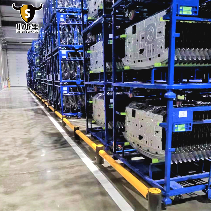 Outdoor Barrier Solution with Heavy-Duty Flexible Ground Guardrail System