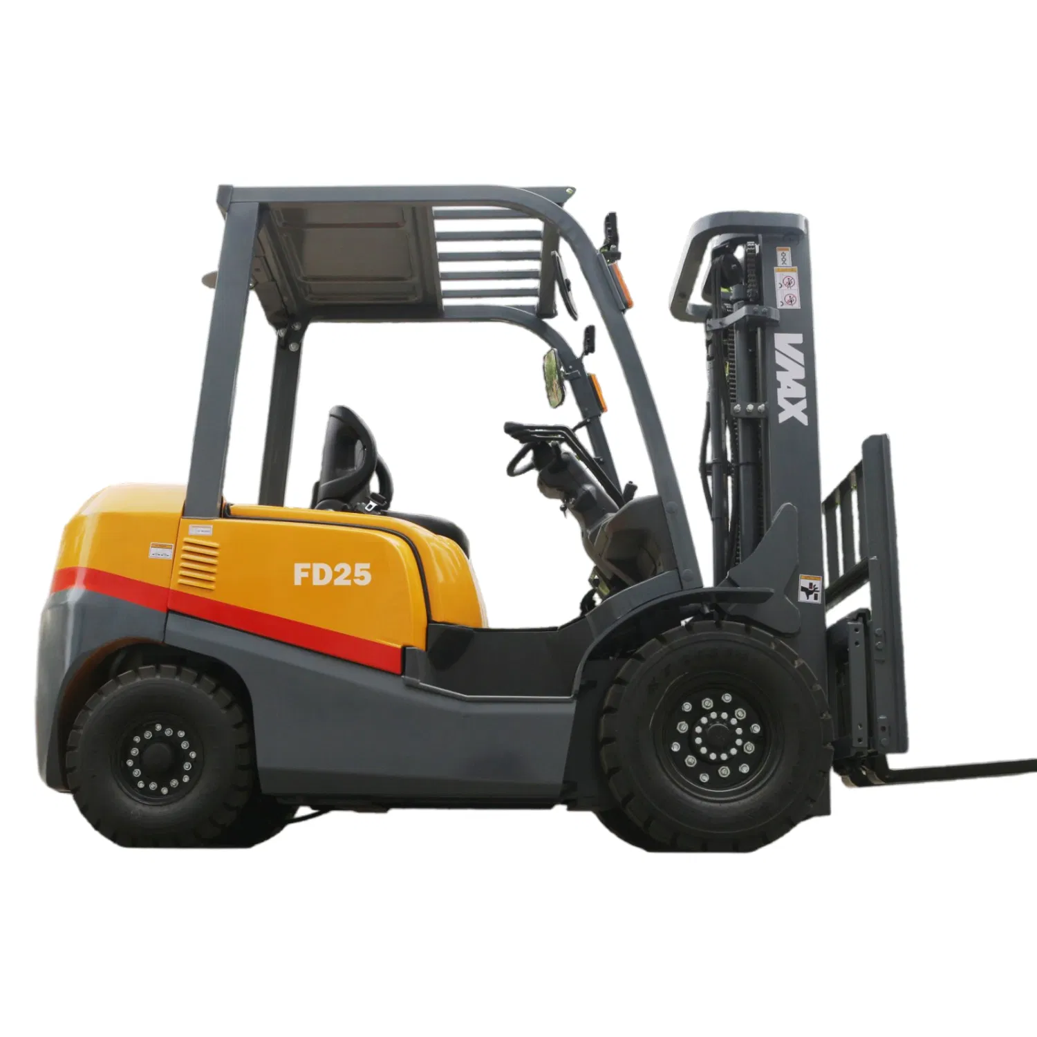 Shanghai Vmax Safe 2.5ton 3ton 3.5ton 4ton Diesel Forklift Truck, The Whole Process of Cargo Handling Guard