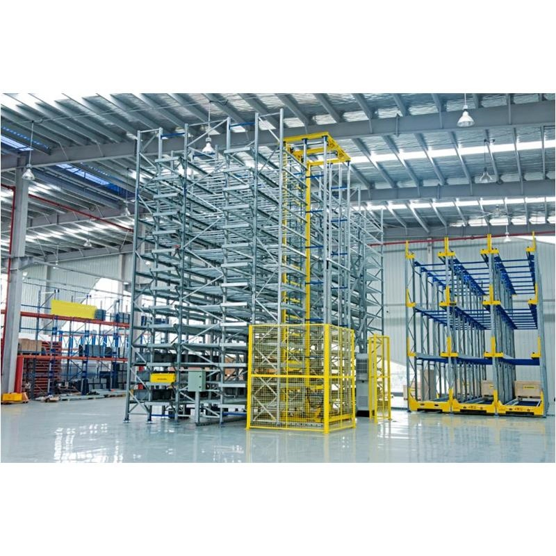 Advanced Multi Shuttle Miniload Galvanized Steel Rack Automatic Single and Double Depth Storage and Retrieval System for High Throughput Warehouse