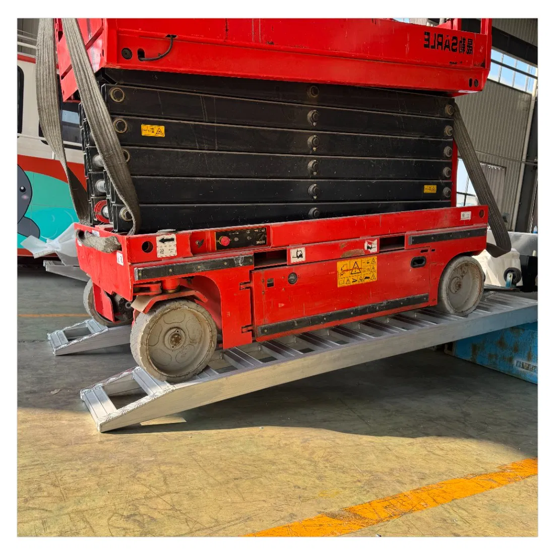 Caixin Cxpd4040 Aluminum Anti-Slip Industrial Grade Heavy Duty Loading Equipment for Forklift Cargo Handling Ramp