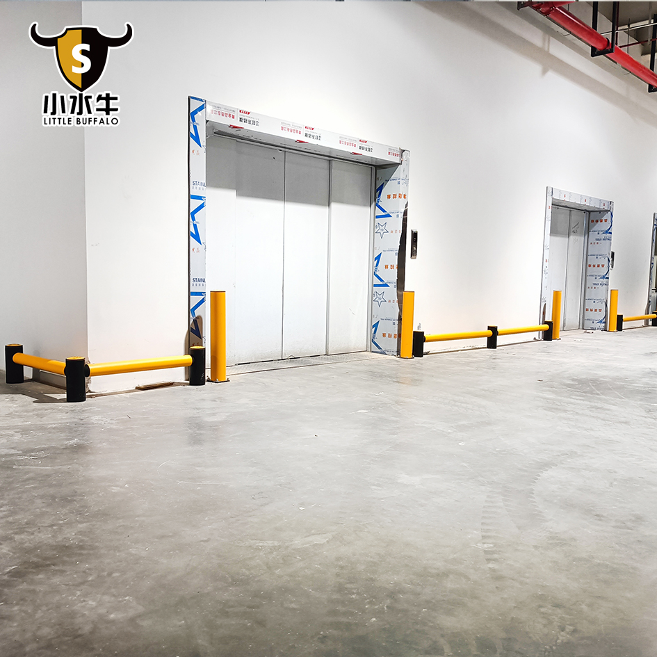Ground Guardrail and Polymer Bollard - Customized Elevator Safety Solution