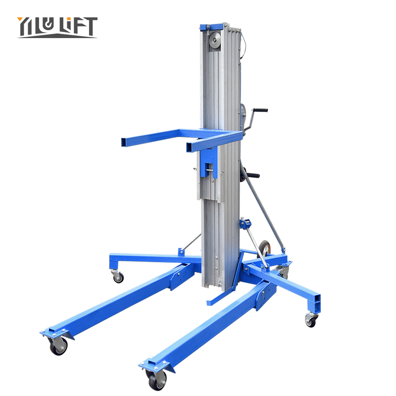 Aluminum Manual Aerial Access Equipment Manual Aluminum Lifting.