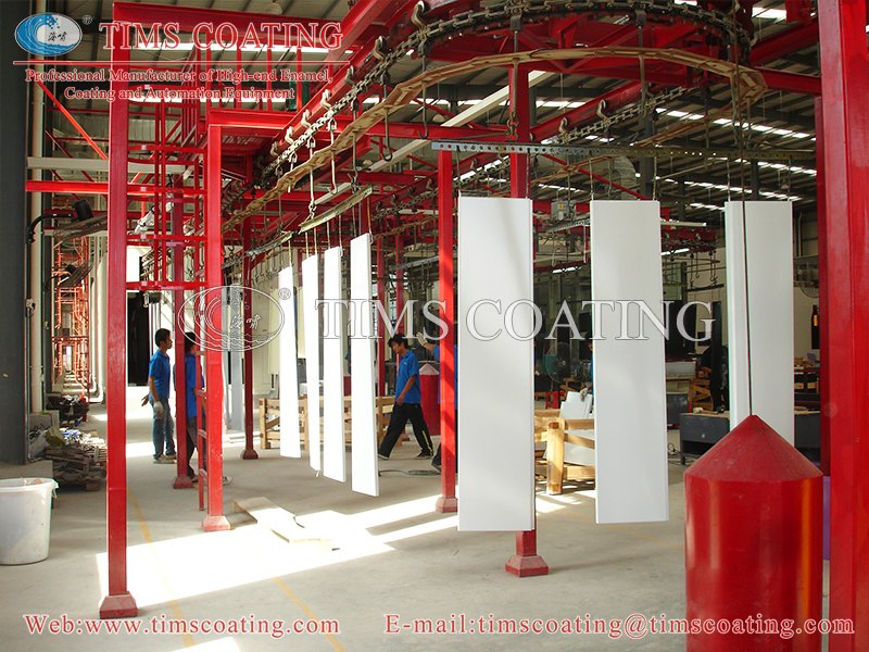 High-Temp Resistance High Efficiency Enamel Coating Production Equipment for Enameled Steel Plates