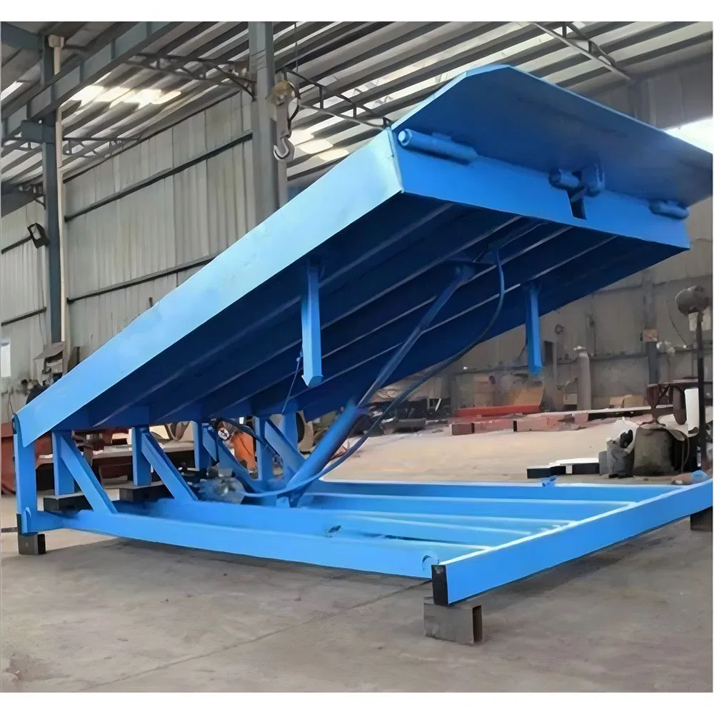 Swinging Lip Adjustable Loading Bay Dock Lift Telescoping Leveler Ramp Lifting Equipment for Car Loading