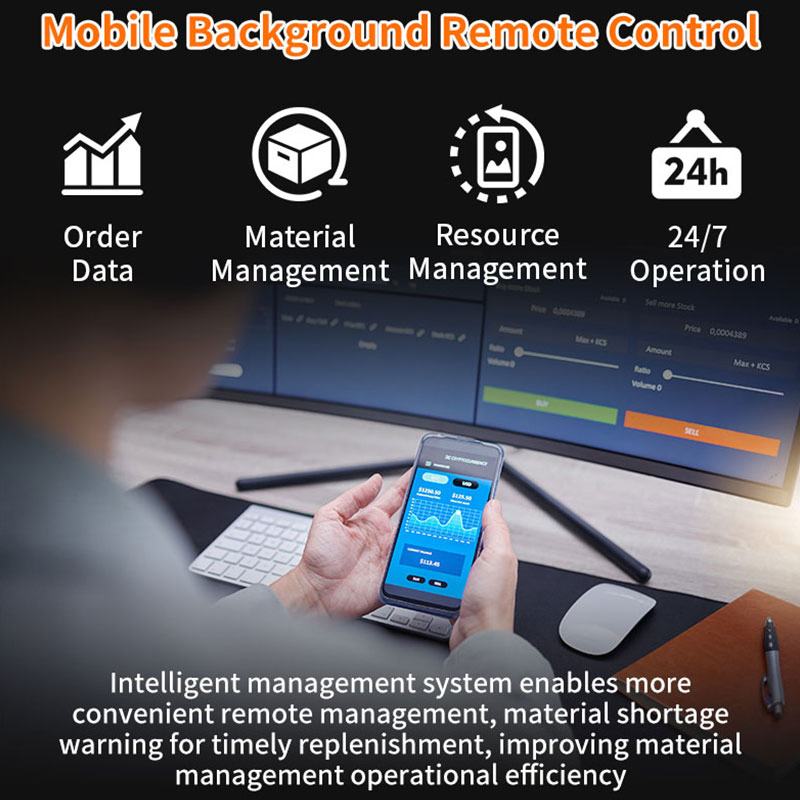 Advanced Automatic Stock Protein Coffee Vending System with Automatic Stock Level Monitoring