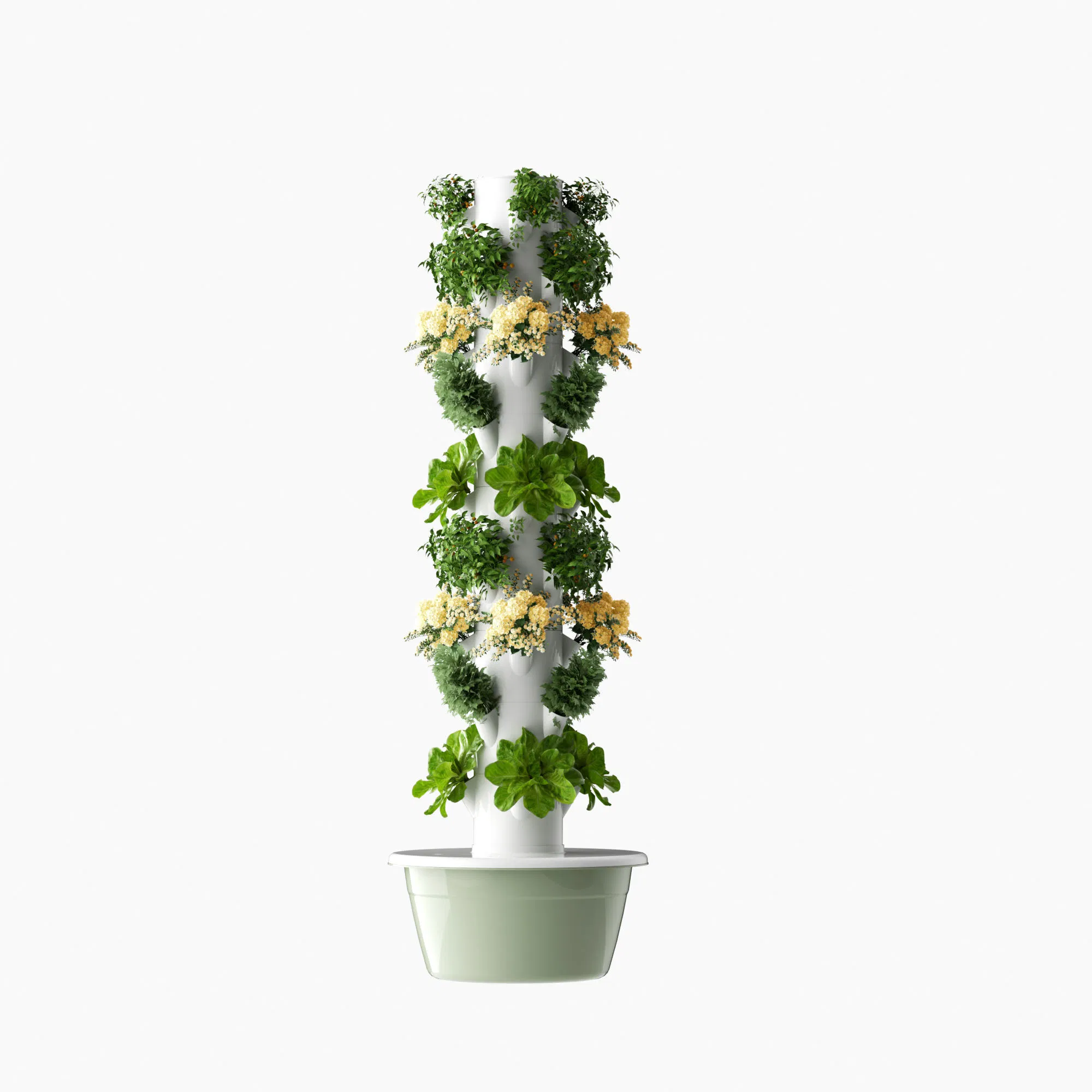 Indoor Hydroponics Vertical Garden System with Aeroponic Garden System