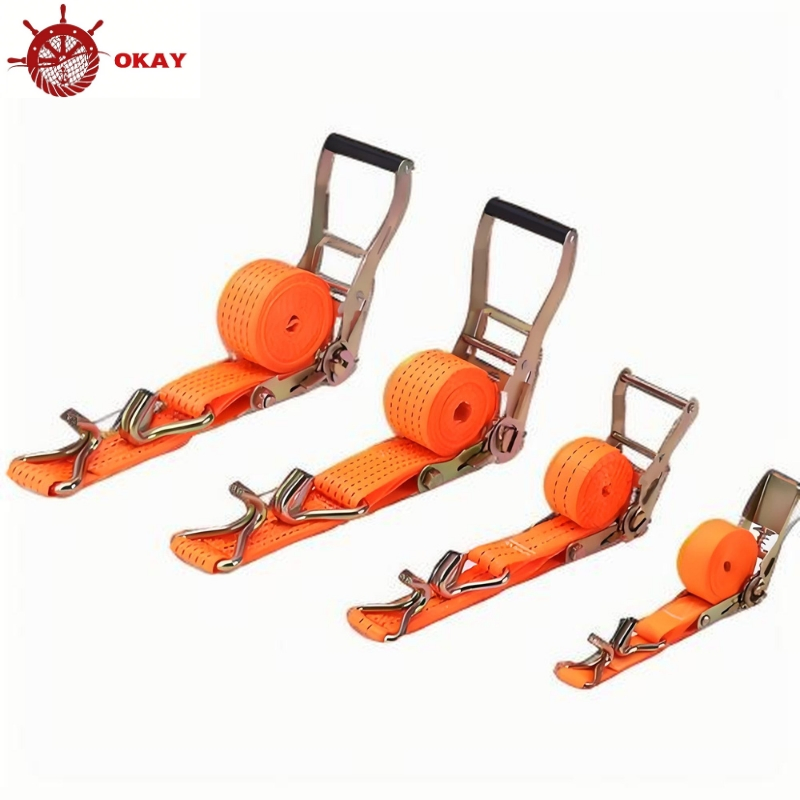 Ratchet Strap for Cargo Securing Transport Loading and Daily Industrial Tie Down Use