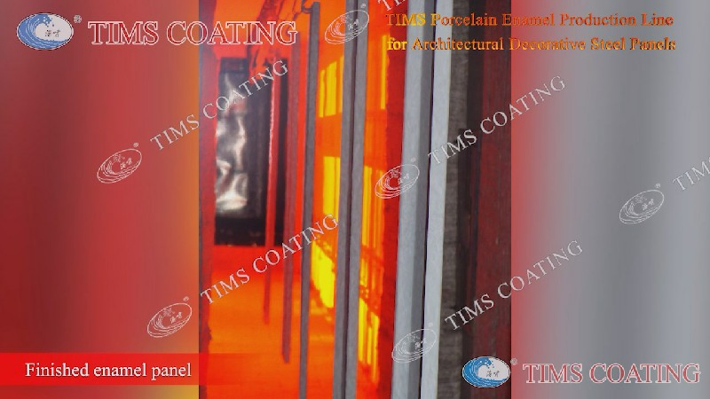 High-Temp Resistance High Efficiency Enamel Coating Production Equipment for Enameled Steel Plates