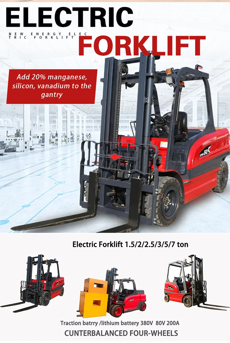 Electric Forklift Detail 1