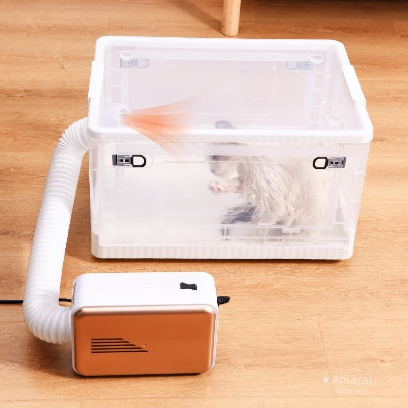 Home Use Bath and Dryer Box Pet Product Cube Shaped Cat Drying Solution
