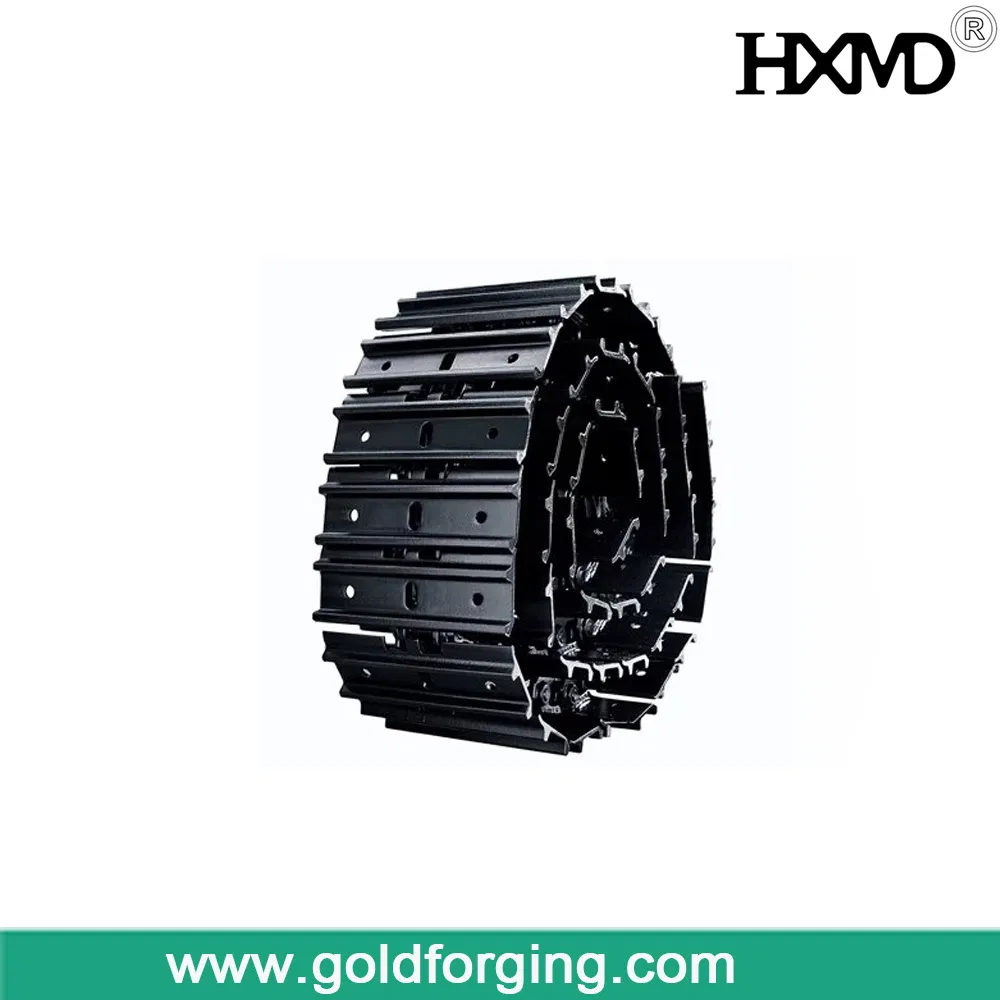 Manufacture Heavy Duty Steel PC30-3/5/6/7 Undercarriage Parts Track Link Chain for Excavator/Bulldozer