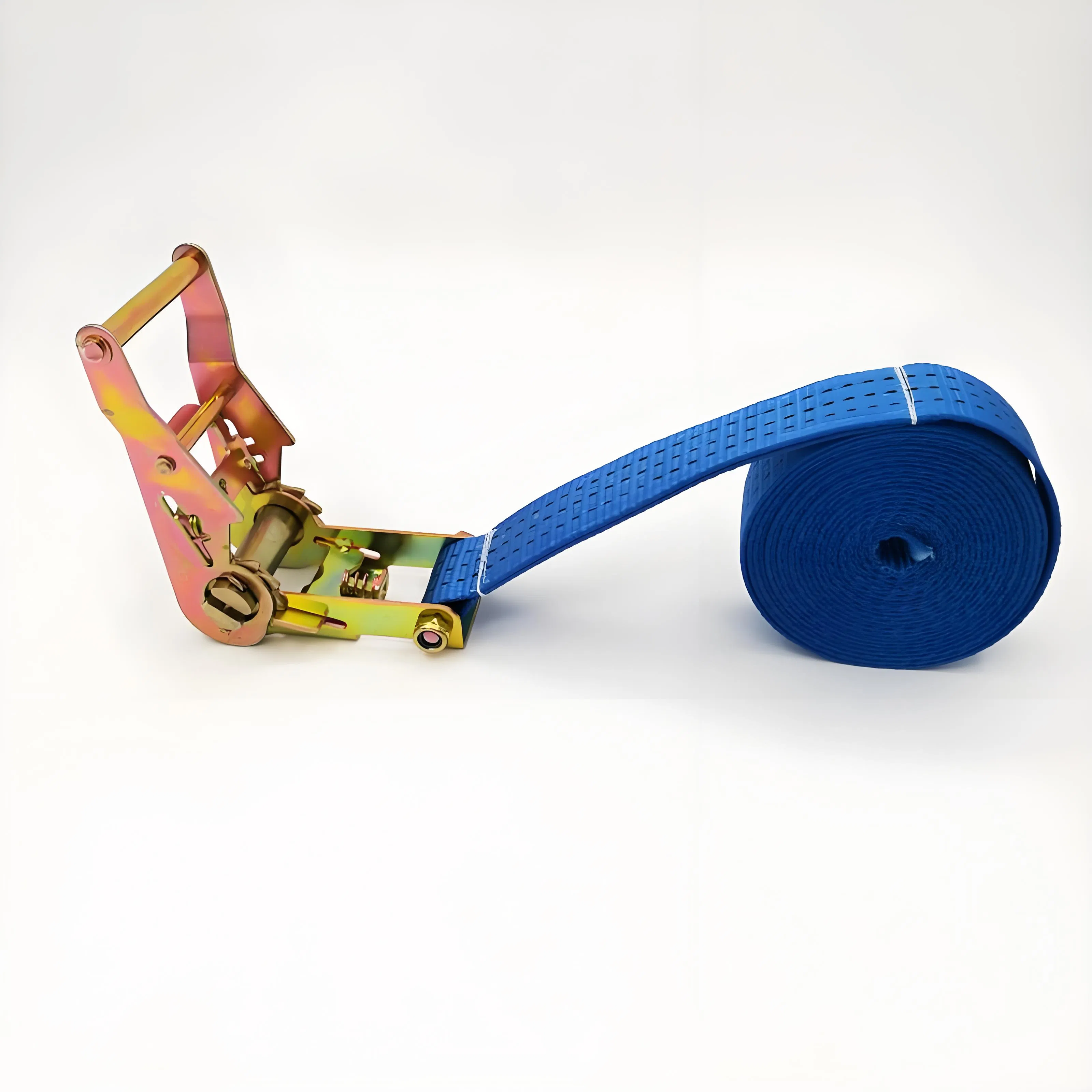 Polyester Ratchet Strap for General Cargo Transport Securing and Freight Handling