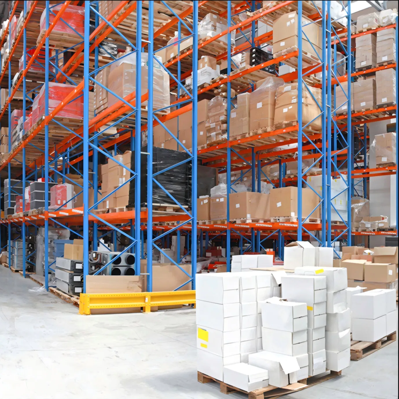 Customizable Steel Racking System for Industrial Warehouse Storage