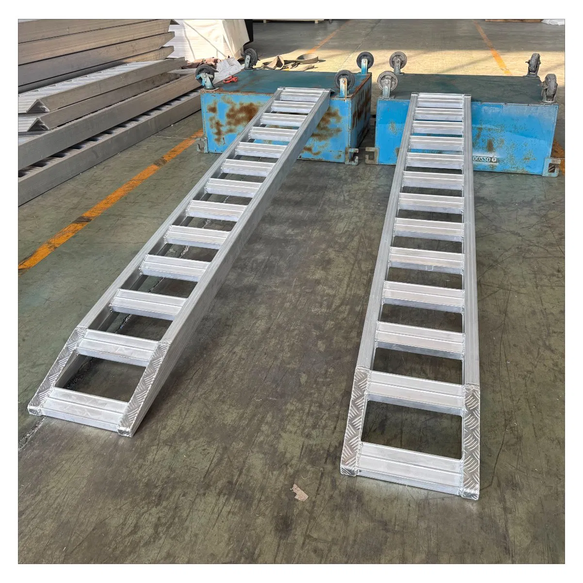 Caixin Cxpd4040 Aluminum Anti-Slip Industrial Grade Heavy Duty Loading Equipment for Forklift Cargo Handling Ramp
